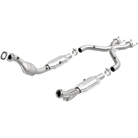 MagnaFlow direct-fit catalytic converter for 1999-2004 Ford Mustang 4.6L stainless steel CARB compliant 51848