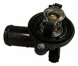 Jeep Metal Black Thermostat Housing - 5184977AE steel