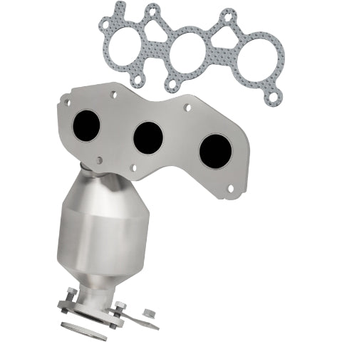 MagnaFlow direct-fit catalytic converter fits 2008-2013 Toyota Highlander and 2007-2011 Toyota Sienna, this and 2008-2009 Toy Toyota Highlander 3.5L stainless steel CARB compliant 