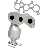 MagnaFlow direct-fit catalytic converter fits 2008-2013 Toyota Highlander and 2007-2011 Toyota Sienna, this and 2008-2009 Toy Toyota Highlander 3.5L stainless steel CARB compliant 