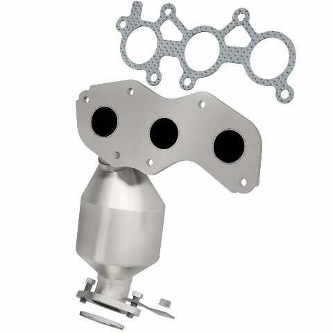 MagnaFlow direct-fit catalytic converter fits 2008-2013 Toyota Highlander and 2007-2011 Toyota Sienna, this and 2008-2009 Toy Toyota Highlander 3.5L stainless steel CARB compliant 