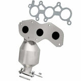 MagnaFlow direct-fit catalytic converter fits 2008-2013 Toyota Highlander and 2007-2011 Toyota Sienna, this and 2008-2009 Toy Toyota Highlander 3.5L stainless steel CARB compliant 