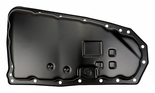 Fits 2007-2017 MK Compass Automatic Transmission Oil Pan; 5189837AA steel black