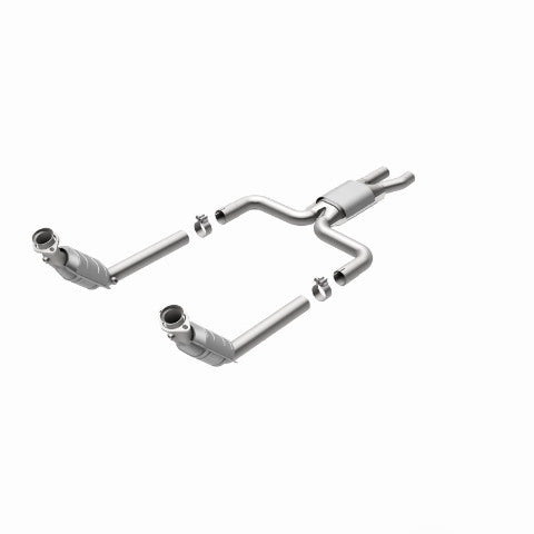 MagnaFlow direct-fit catalytic converter fits 2004-2005 Ford Thunderbird 3.9L and 2004-2006 Lincoln LS 3.9L stainless steel CARB compliant OBDII 51906