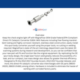 MagnaFlow direct-fit catalytic converter for 2012-2017 Hyundai stainless steel CARB compliant OBDII