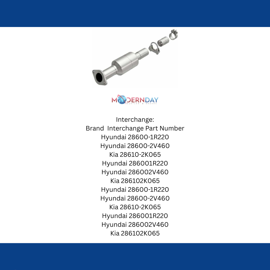 MagnaFlow direct-fit catalytic converter for 2012-2017 Hyundai stainless steel CARB compliant OBDII