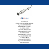 MagnaFlow direct-fit catalytic converter for 2012-2017 Hyundai stainless steel CARB compliant OBDII