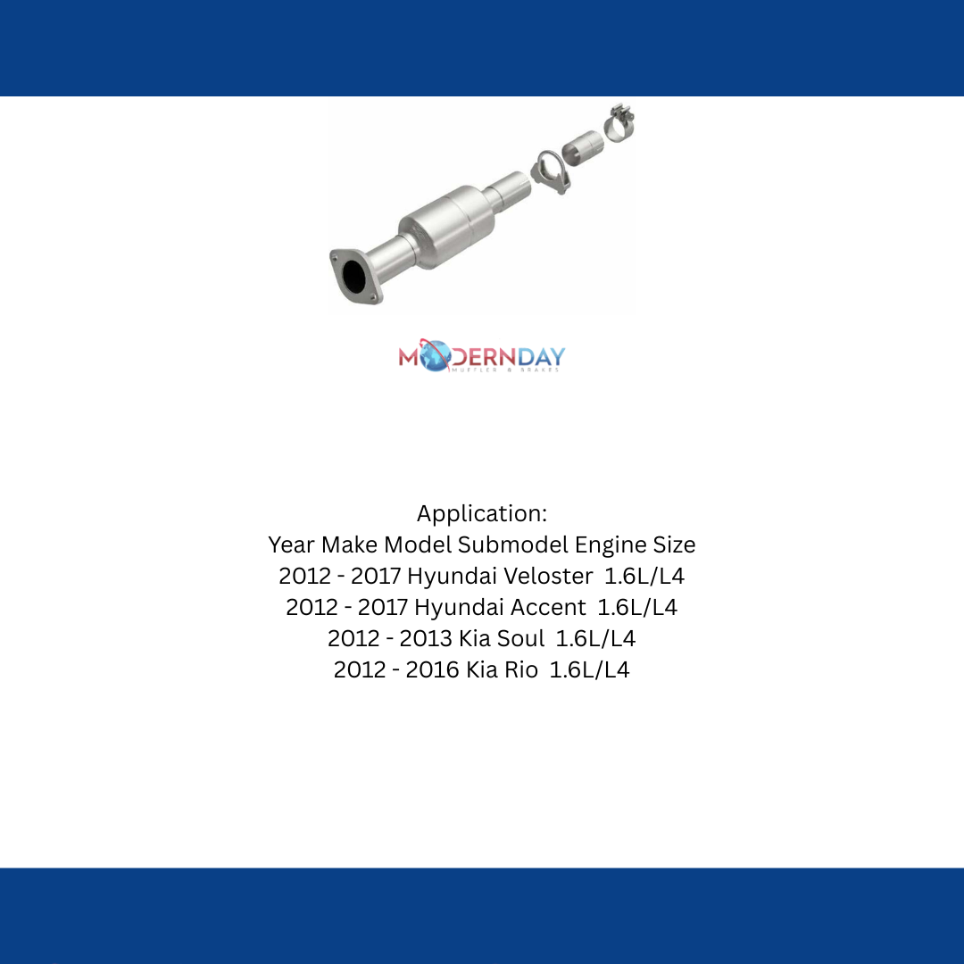 MagnaFlow direct-fit catalytic converter for 2012-2017 Hyundai stainless steel CARB compliant OBDII