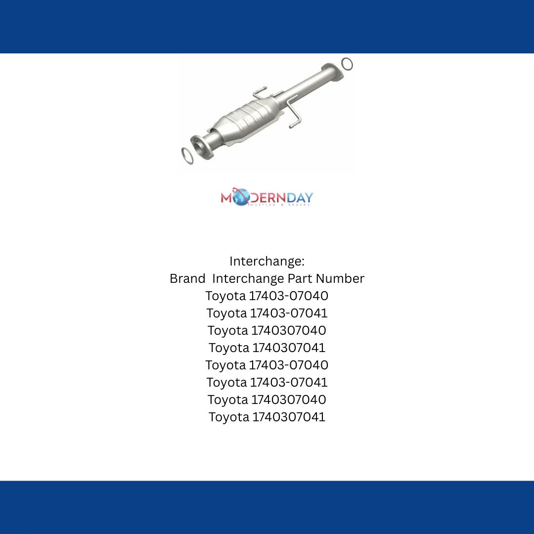 MagnaFlow direct-fit catalytic converter for 2000-2004 Toyota Tacoma 3.4L stainless steel CARB compliant OBDII 51944
