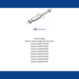 MagnaFlow direct-fit catalytic converter for 2000-2004 Toyota Tacoma 3.4L stainless steel CARB compliant OBDII 51944