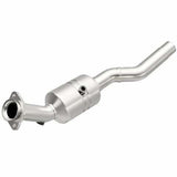 MagnaFlow direct-fit catalytic converter fits 2007-2009 Jaguar XK and Jaguar XKR, this and 2007-2009 XKR 4.2L passenger side 4.2L passenger side stainless steel CARB compliant OBDI