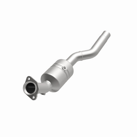 MagnaFlow direct-fit catalytic converter fits 2007-2009 Jaguar XK and Jaguar XKR, this and 2007-2009 XKR 4.2L passenger side 4.2L passenger side stainless steel CARB compliant OBDI