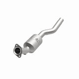 MagnaFlow direct-fit catalytic converter fits 2007-2009 Jaguar XK and Jaguar XKR, this and 2007-2009 XKR 4.2L passenger side 4.2L passenger side stainless steel CARB compliant OBDI