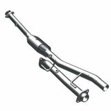 MagnaFlow direct-fit catalytic converter fits 1997-2001 Ford Explorer 4.0L and 1998-2001 Mercury Mountaineer 4.0L passenger side 4 inch inlet/outlet stainless steel CARB compliant 