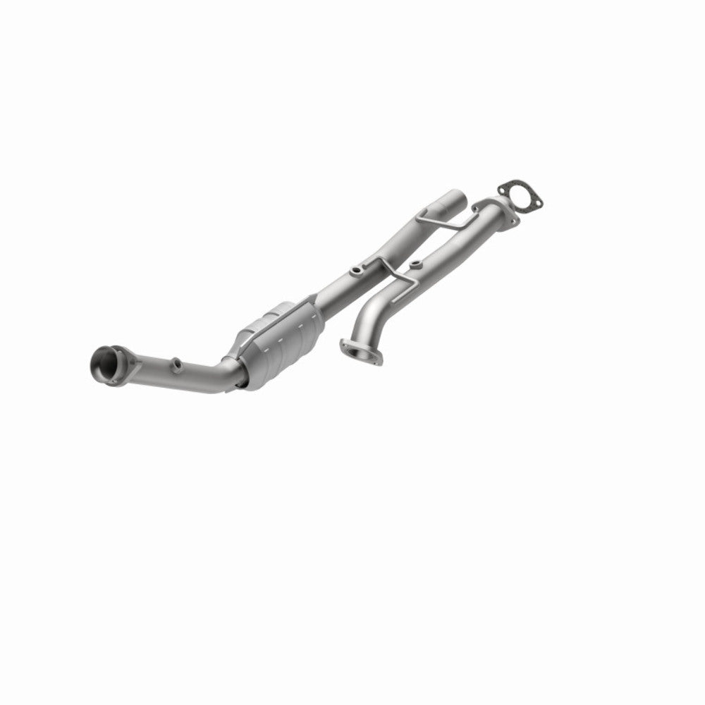 MagnaFlow direct-fit catalytic converter fits 1997-2001 Ford Explorer 4.0L and 1998-2001 Mercury Mountaineer 4.0L passenger side 4 inch inlet/outlet stainless steel CARB compliant 