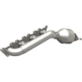 MagnaFlow direct-fit catalytic converter fits 2009 Kia Borrego 4.6L driver side 4.6L driver side stainless steel CARB compliant OBDII 51980