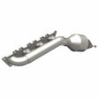 MagnaFlow direct-fit catalytic converter fits 2009 Kia Borrego 4.6L driver side 4.6L driver side stainless steel CARB compliant OBDII 51980