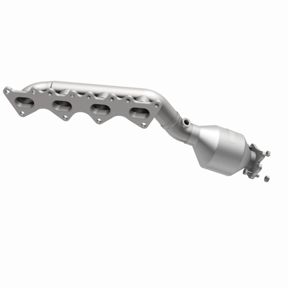 MagnaFlow direct-fit catalytic converter fits 2009 Kia Borrego 4.6L passenger side 4.6L passenger side stainless steel CARB compliant OBDII 51981