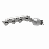 MagnaFlow direct-fit catalytic converter fits 2009 Kia Borrego 4.6L passenger side 4.6L passenger side stainless steel CARB compliant OBDII 51981
