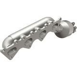 MagnaFlow direct-fit catalytic converter fits 2009 Kia Borrego 4.6L passenger side 4.6L passenger side stainless steel CARB compliant OBDII 51981