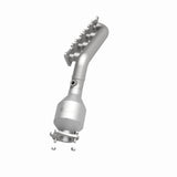 MagnaFlow direct-fit catalytic converter fits 2009 Kia Borrego 4.6L passenger side 4.6L passenger side stainless steel CARB compliant OBDII 51981
