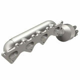 MagnaFlow direct-fit catalytic converter fits 2009 Kia Borrego 4.6L passenger side 4.6L passenger side stainless steel CARB compliant OBDII 51981