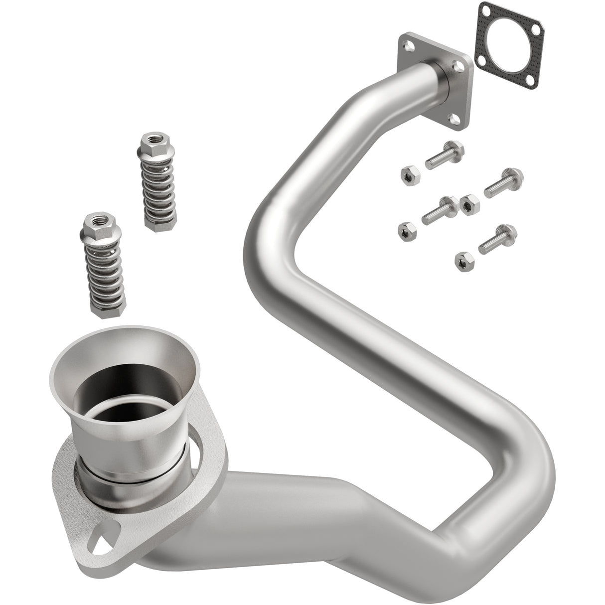 1987-1990 Jeep Wrangler Direct-Fit Front Pipe Kit 107-0017 stainless steel