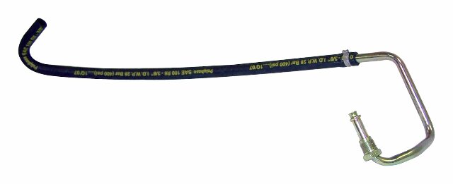 Jeep Metal Black Power Steering Return Hose - 52003782