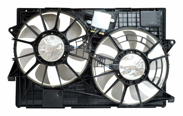 Jeep Plastic Black Cooling Fan Module - 52014621AE steel