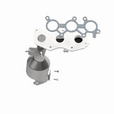 MagnaFlow direct-fit catalytic converter fits 2011-2016 Toyota Highlander and 2010-2015 Lexus RX450h, this and 2010-2014 RX450H 3.5L Right 3.5L stainless steel CARB compliant OBDII