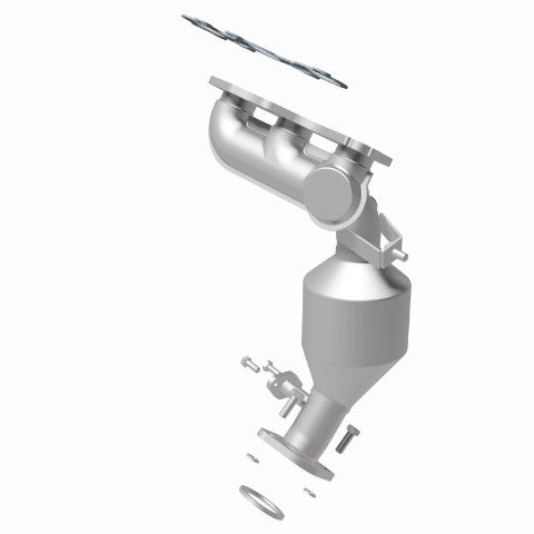 MagnaFlow direct-fit catalytic converter fits 2011-2016 Toyota Highlander and 2010-2015 Lexus RX450h, this and 2010-2014 RX450H 3.5L Right 3.5L stainless steel CARB compliant OBDII