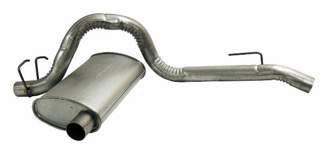 Jeep Metal Silver Muffler & Tailpipe - 52019135