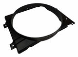 Fits 1997-2006 Jeep Wrangler TJ Wrangler Engine Cooling Fan Shroud; 52027925AC black