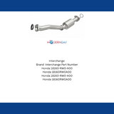 MagnaFlow direct-fit catalytic converter for 2012-2015 Honda Civic 1.5L stainless steel CARB compliant OBDII 52035