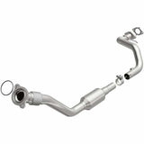 MagnaFlow direct-fit catalytic converter fits 2002-2005 Buick Rendezvous and 2001-2005 Pontiac Aztek, this and 2001-2004 Aztek 3.4 Undrbdy 3.4 inch inlet/outlet stainless steel CAR