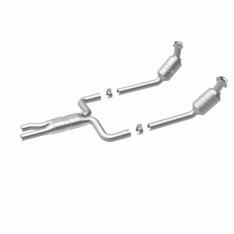 MagnaFlow direct-fit catalytic converter fits 2003-2004 Ford Thunderbird and Lincoln LS, this and 2003 THUNDERBIRD 3.9L stainless steel CARB compliant OBDII 52099