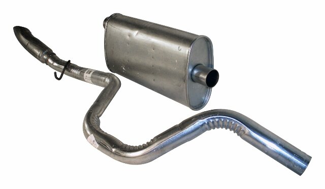 Jeep Metal Silver Muffler & Tailpipe - 52101196