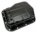Fits 1999-2004 Jeep Grand Cherokee WJ Grand Cherokee w/ 42RE Transmission Oil Pan; 52118779AD steel black