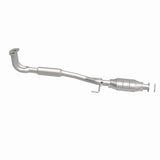 MagnaFlow direct-fit catalytic converter fits 2004 Mitsubishi Lancer 2.4L and 2004 Mitsubishi Lancer 2.4L L 2.4L stainless steel CARB compliant OBDII 52122