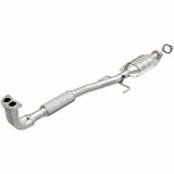 MagnaFlow direct-fit catalytic converter fits 2004 Mitsubishi Lancer 2.4L and 2004 Mitsubishi Lancer 2.4L L 2.4L stainless steel CARB compliant OBDII 52122