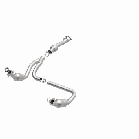 MagnaFlow direct-fit catalytic converter fits 2009-2014 Chevrolet Express 1500, 2009-2011 Chevrolet Express 3500, and additional vehicles and 2011-2014 EXPRESS 1500 stainless steel