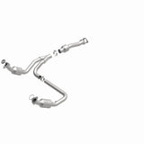 MagnaFlow direct-fit catalytic converter fits 2009-2014 Chevrolet Express 1500, 2009-2011 Chevrolet Express 3500, and additional vehicles and 2011-2014 EXPRESS 1500 stainless steel