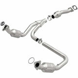 MagnaFlow direct-fit catalytic converter fits 2009-2014 Chevrolet Express 1500, 2009-2011 Chevrolet Express 3500, and additional vehicles and 2011-2014 EXPRESS 1500 stainless steel