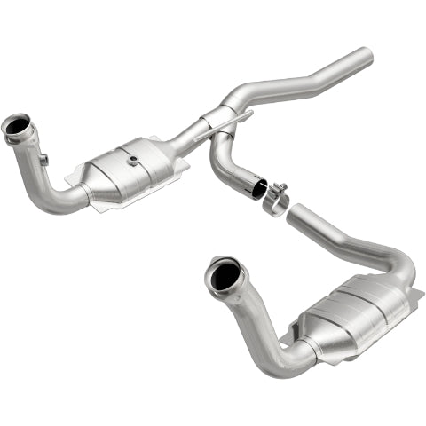 MagnaFlow direct-fit catalytic converter fits 2009-2011 Dodge Nitro 3.7L and 2009-2012 Jeep Liberty 3.7L stainless steel CARB compliant OBDII 52148
