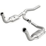 MagnaFlow direct-fit catalytic converter fits 2009-2011 Dodge Nitro 3.7L and 2009-2012 Jeep Liberty 3.7L stainless steel CARB compliant OBDII 52148