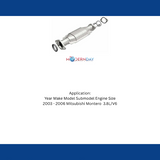 2003-2006 MONTERO 3.8 L Underbody Direct-Fit Catalytic Converter 52174 Magnaflow