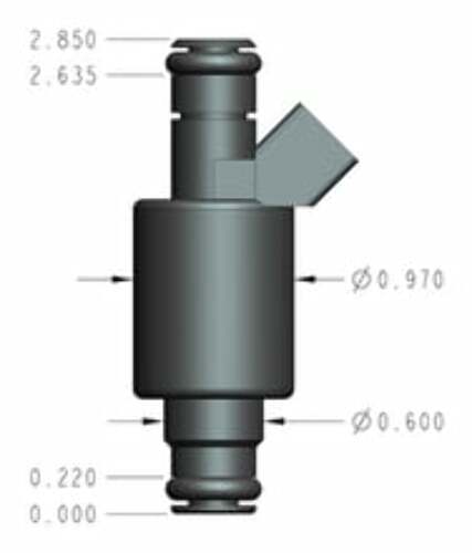 Holley EFI Performance Fuel Injector - Individual 522-191