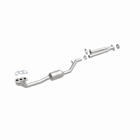 MagnaFlow direct-fit catalytic converter fits 2010-2015 Subaru Outback, Subaru Legacy, and more, this and 2010-2014 Legacy 3.6 L stainless steel CARB compliant 52202