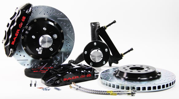 1994-1996 Impala Extreme Plus Brake System Front 4301086B stainless steel slotted