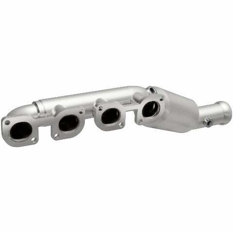 MagnaFlow direct-fit catalytic converter fits 2007-2010 X5 4.8 L stainless steel CARB compliant OBDII 52236